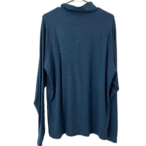 Yellowstone National Park 1/4 Zip Pullover Jacket Sueded Jersey Blue Size XL NWT - Picture 3 of 10